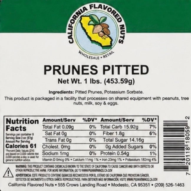 Pitted Prunes