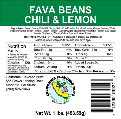 Fava Beans Chili & Lemon