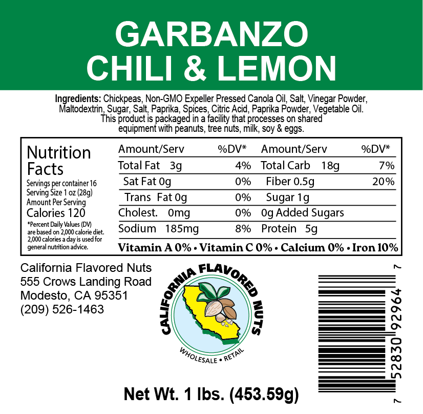 Chili & Lemon Garbanzo