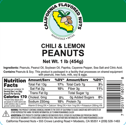 Peanuts Chili and Lemon